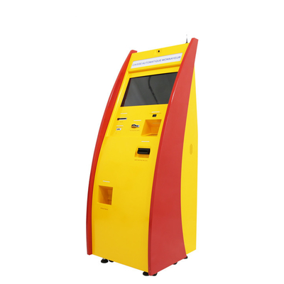 다중기능 A4 보고서 자급식 키오스크 ATM 현금 억셉터