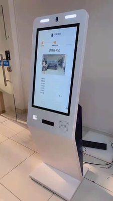 터치 스크린 ATM 키오스크 기계 A4 레이저 프린터 / 신분 증명서 독자 / 카메라 결제