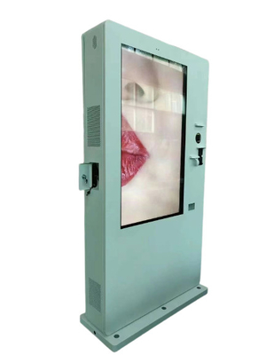 LCD 디지털 신호 야외 비디오 광고를 세우는 55 인치 야외 바닥