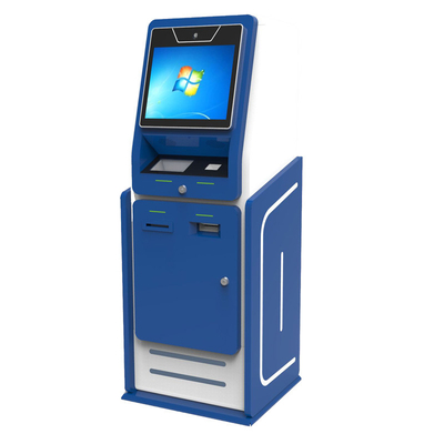 소프트웨어로 BTC ATM 기계 터치스크린 ATM 매매를 서 있는 지면