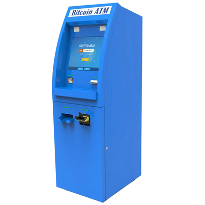 소프트웨어 빌 지불 간이 건축물 또는 암호 ATM을 가진 19inch 양방향 비트코인 ATM 기계