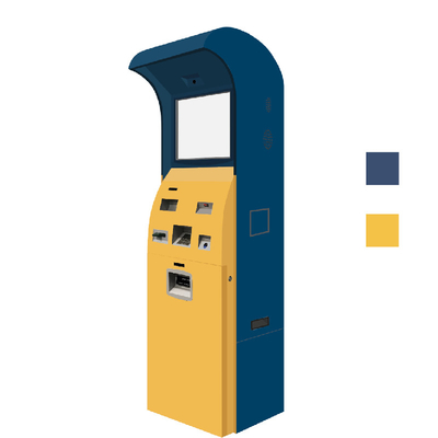 HungHui Btc ATM 기계 터치스크린 지불 간이 건축물 1 방법 2 방법