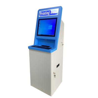 A4 문서 성적표 판독기 은행 ATM 기계 셀프 서비스 인쇄 간이 건축물 21.5inch