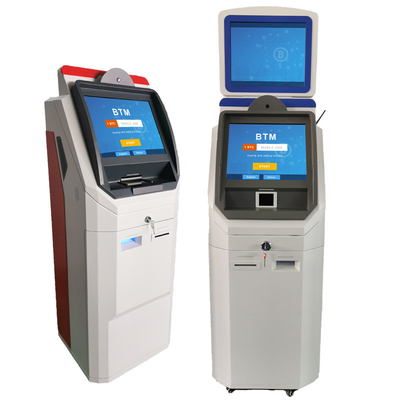 환전 셀프 서비스 현금 결제 키오스크 기계 암호 화폐 비트코인 ATM