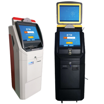 현금 예금/발급기를 가진 전기 용량 터치스크린 비트코인 ATM 현금 간이 건축물 기계