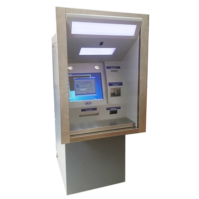 은행 파손 증거를 위한 OEM ODM 잘 고정된 간이 건축물 ATM 기계