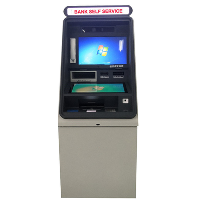 현금 지급기를 가진 다기능 은행 ATM 기계 간이 건축물 17inch