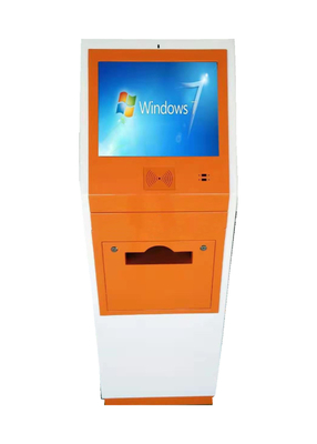 터치스크린 은행 ATM 기계 22inch 셀프 서비스 A4 프린터 키오스크