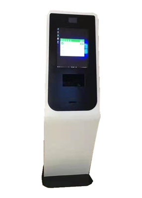 의료 및 호텔용 여권 스캐너가 있는 공항 셀프 서비스 체크인 키오스크